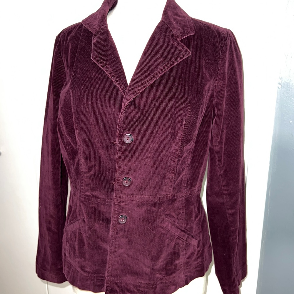 St John’s Bay Burgundy Corduroy Jacket